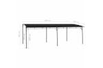 vidaXL 47980 Garden Sunshade Awning 6x3x2.55 M Anthracite vidaXL 47980 Garden Sunshade Awning 6x3x2.55 M Anthracite
