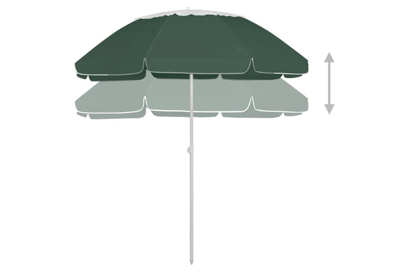 vidaXL 314717 Beach Umbrella Green 300cm vidaXL 314717 Beach Umbrella Green 300cm