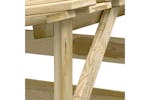 vidaXL 318380 Pergola With Roof 100x90x200cm Impregnated Pinewood vidaXL 318380 Pergola With Roof 100x90x200cm Impregnated Pinewood