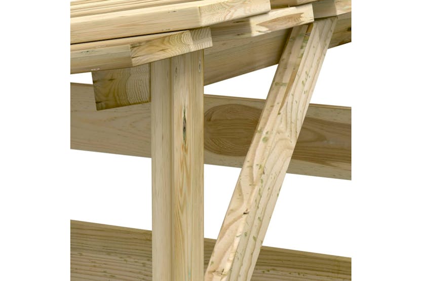 vidaXL 318380 Pergola With Roof 100x90x200cm Impregnated Pinewood vidaXL 318380 Pergola With Roof 100x90x200cm Impregnated Pinewood