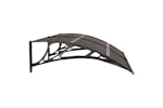 vidaXL 153582 Door Canopy Black 150x80cm Polycarbonate vidaXL 153582 Door Canopy Black 150x80cm Polycarbonate