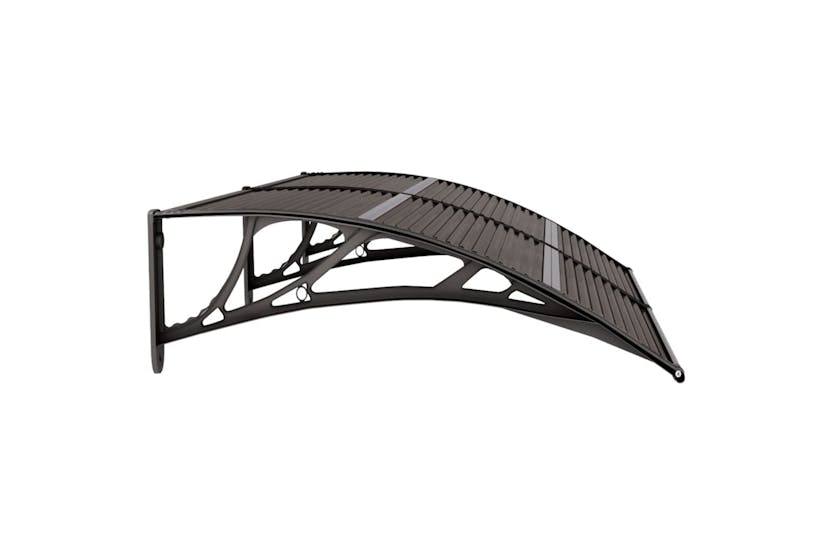 vidaXL 153582 Door Canopy Black 150x80cm Polycarbonate vidaXL 153582 Door Canopy Black 150x80cm Polycarbonate