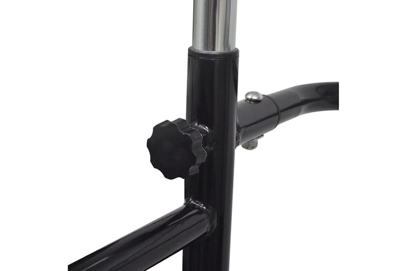 vidaXL 90883 Adjustable Pull-up / Dip Station 175-224cm Black vidaXL 90883 Adjustable Pull-up / Dip Station 175-224cm Black