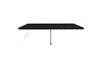 vidaXL 3069884 Manual Retractable Awning With Led 600x350cm Anthracite vidaXL 3069884 Manual Retractable Awning With Led 600x350cm Anthracite