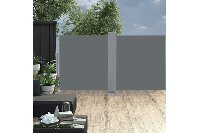 vidaXL 48444 Retractable Side Awning Anthracite 100x600cm vidaXL 48444 Retractable Side Awning Anthracite 100x600cm