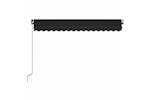 vidaXL 3069199 Manual Retractable Awning 450x350cm Anthracite vidaXL 3069199 Manual Retractable Awning 450x350cm Anthracite