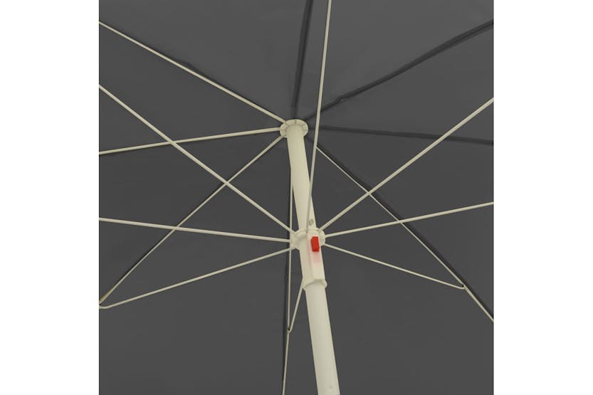 vidaXL 314706 Beach Umbrella Anthracite 240cm vidaXL 314706 Beach Umbrella Anthracite 240cm