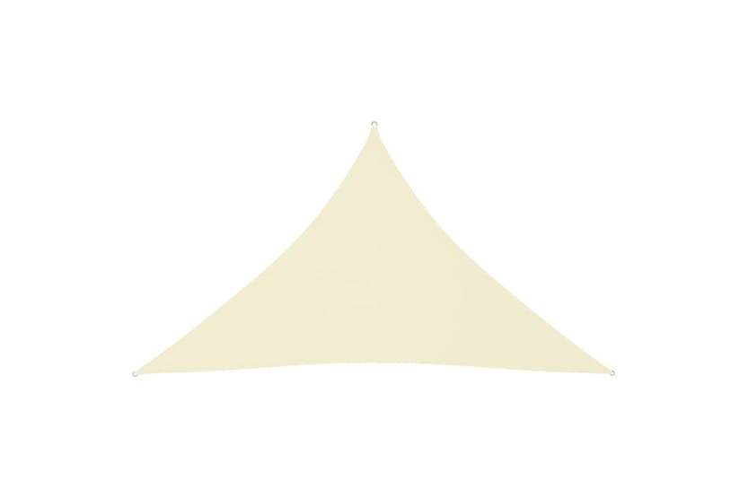 vidaXL 135232 Sunshade Sail Oxford Fabric Triangular 4x4x5.8 M Cream vidaXL 135232 Sunshade Sail Oxford Fabric Triangular 4x4x5.8 M Cream
