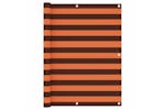 vidaXL 134932 Balcony Screen Orange And Brown 120x300cm Oxford Fabric vidaXL 134932 Balcony Screen Orange And Brown 120x300cm Oxford Fabric