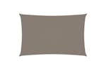 vidaXL 135429 Sunshade Sail Oxford Fabric Rectangular 2.5x5 M Taupe vidaXL 135429 Sunshade Sail Oxford Fabric Rectangular 2.5x5 M Taupe