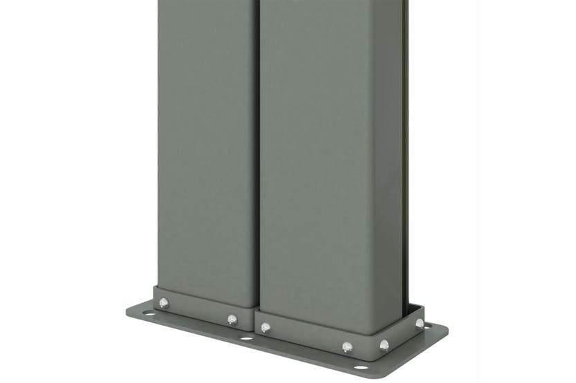 vidaXL 317984 Retractable Side Awning Anthracite 117x600cm vidaXL 317984 Retractable Side Awning Anthracite 117x600cm