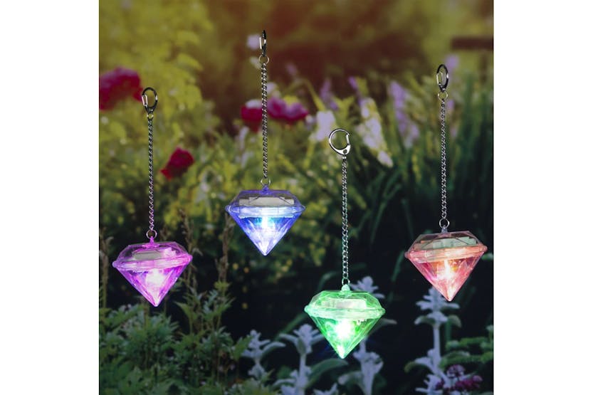 Hi 429161 Solar Diamond Lights 4 Pcs Hi 429161 Solar Diamond Lights 4 Pcs