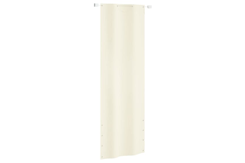 vidaXL 148508 Balcony Screen Cream 80x240cm Oxford Fabric vidaXL 148508 Balcony Screen Cream 80x240cm Oxford Fabric