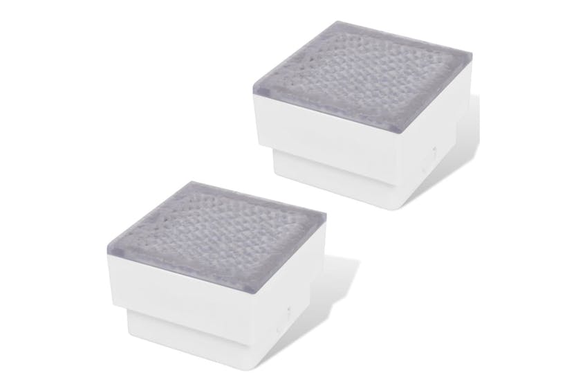 vidaXL 41715 2 Led Inground Light 100 X 100 X 68mm vidaXL 41715 2 Led Inground Light 100 X 100 X 68mm