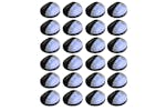 vidaXL 277139 Outdoor Solar Wall Lamps Led 24 Pcs Round Black vidaXL 277139 Outdoor Solar Wall Lamps Led 24 Pcs Round Black