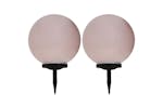 vidaXL 277128 Outdoor Solar Lamps 2 Pcs Led Spherical 40cm Rgb vidaXL 277128 Outdoor Solar Lamps 2 Pcs Led Spherical 40cm Rgb