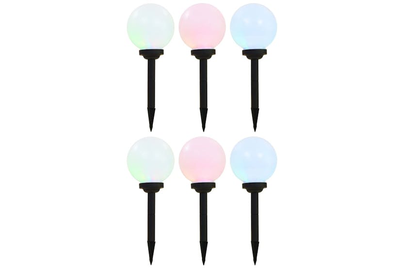 vidaXL 277126 Outdoor Solar Lamps 6 Pcs Led Spherical 20cm Rgb vidaXL 277126 Outdoor Solar Lamps 6 Pcs Led Spherical 20cm Rgb