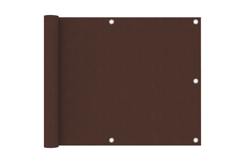 vidaXL 135068 Balcony Screen Brown 75x300cm Oxford Fabric vidaXL 135068 Balcony Screen Brown 75x300cm Oxford Fabric