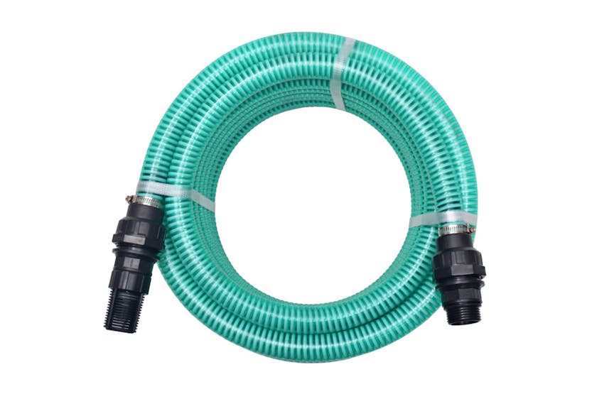 vidaXL 142894 Suction Hose With Connectors 7 M 22mm Green vidaXL 142894 Suction Hose With Connectors 7 M 22mm Green