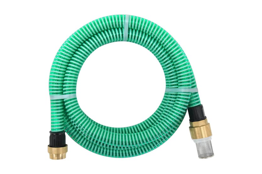vidaXL 151044 Suction Hose With Brass Connectors 7 M 25mm Green vidaXL 151044 Suction Hose With Brass Connectors 7 M 25mm Green