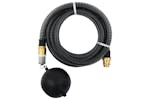 vidaXL 151055 Suction Hose With Brass Connectors 3 M 25mm Black vidaXL 151055 Suction Hose With Brass Connectors 3 M 25mm Black