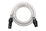 vidaXL 142897 Suction Hose With Connectors 7 M 22mm White vidaXL 142897 Suction Hose With Connectors 7 M 22mm White