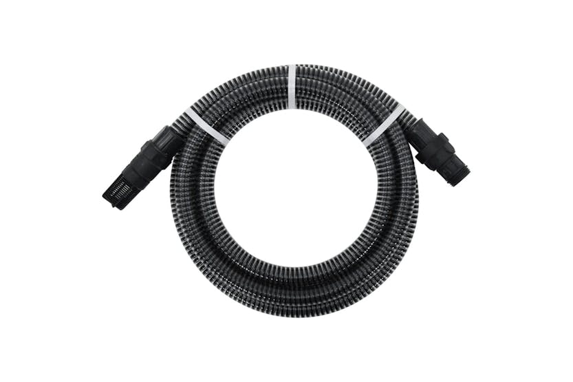 vidaXL 151076 Suction Hose With Pvc Connectors 4 M 22mm Black vidaXL 151076 Suction Hose With Pvc Connectors 4 M 22mm Black