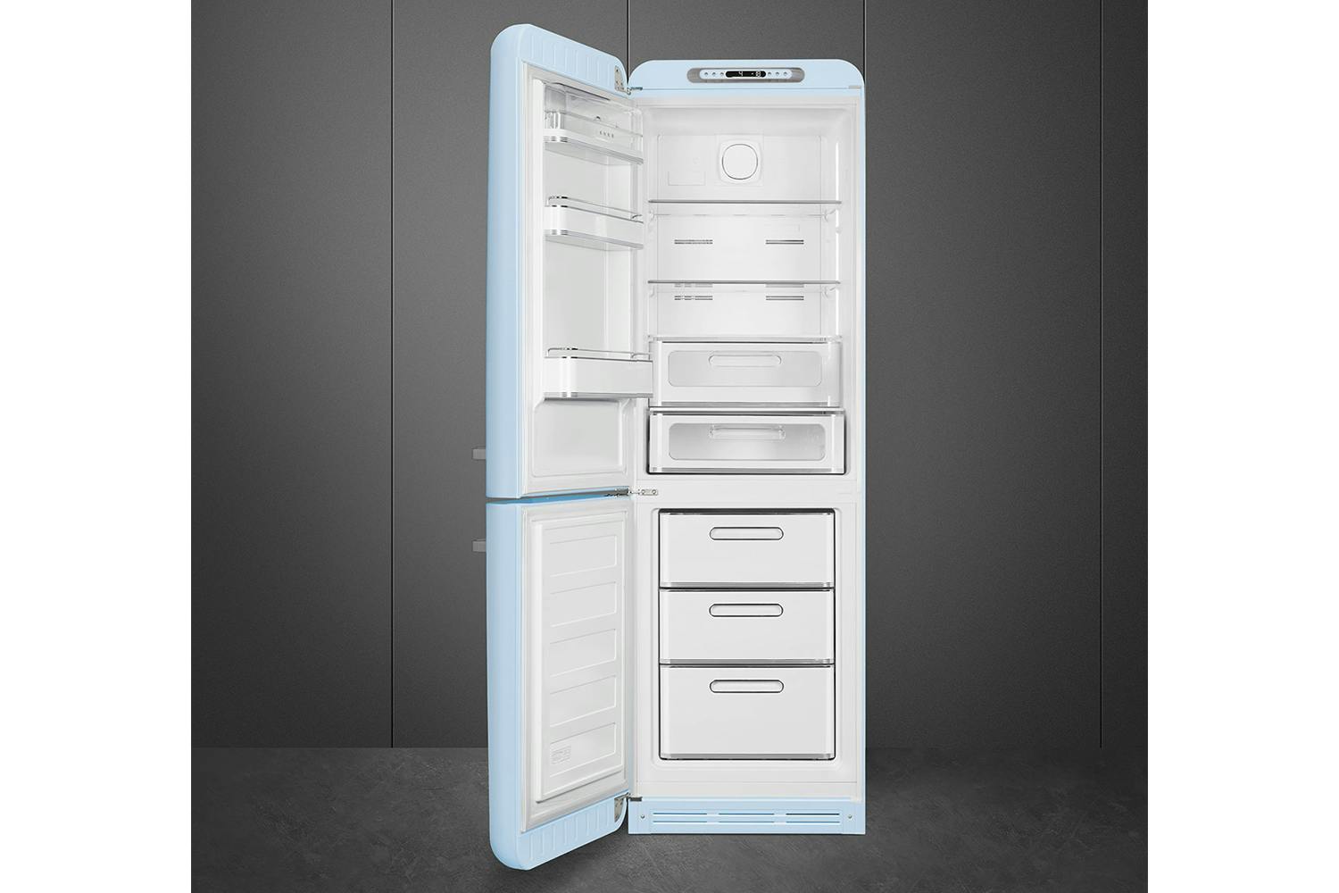 Smeg 50's Retro Style Freestanding Fridge Freezer | FAB32LPB5UK