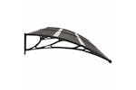 vidaXL 144827 Door Canopy Black 300x80cm Pc vidaXL 144827 Door Canopy Black 300x80cm Pc