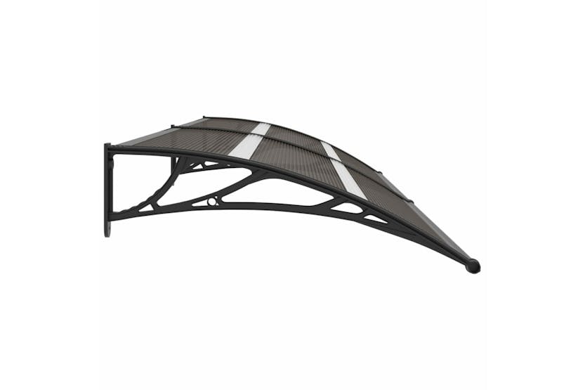 vidaXL 144827 Door Canopy Black 300x80cm Pc vidaXL 144827 Door Canopy Black 300x80cm Pc