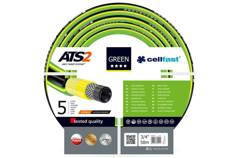 Cellfast 432525 Garden Hose Ats2 3/4 50m Green" Cellfast 432525 Garden Hose Ats2 3/4 50m Green"