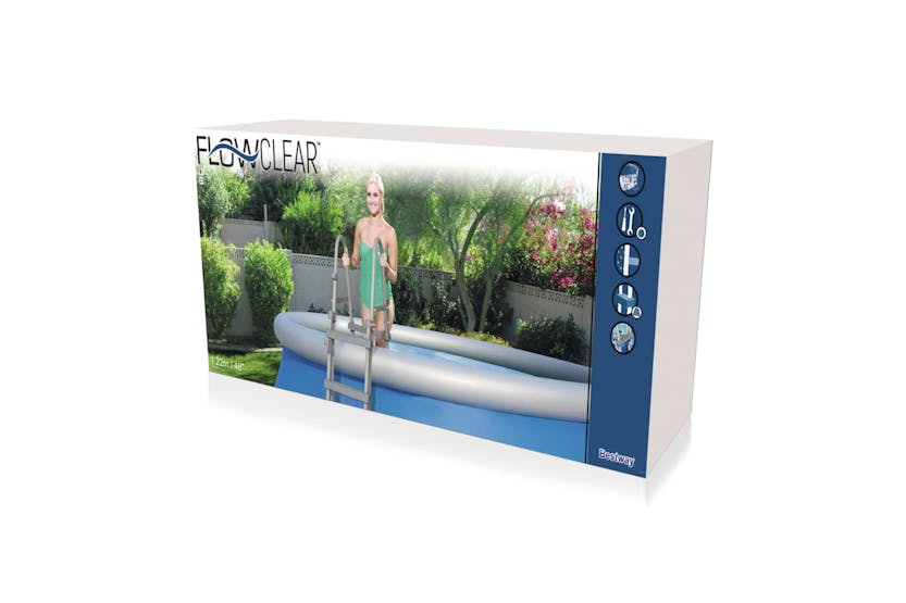 Bestway 91637 4-step Pool Safety Ladder Flowclear 122 Cm 58331 Bestway 91637 4-step Pool Safety Ladder Flowclear 122 Cm 58331