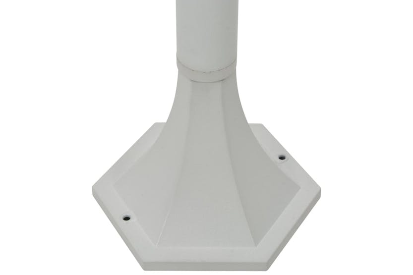 vidaXL 44215 Garden Post Lights 6 Pcs E27 110cm Aluminium White vidaXL 44215 Garden Post Lights 6 Pcs E27 110cm Aluminium White