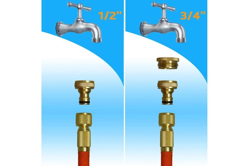 Gruntek 444997 8 Piece Flexible Garden Hose Kit King Cobra 22.5 M Gruntek 444997 8 Piece Flexible Garden Hose Kit King Cobra 22.5 M