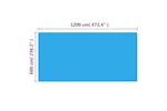 vidaXL 92962 Rectangular Pool Cover 1200x600cm Pe Blue vidaXL 92962 Rectangular Pool Cover 1200x600cm Pe Blue