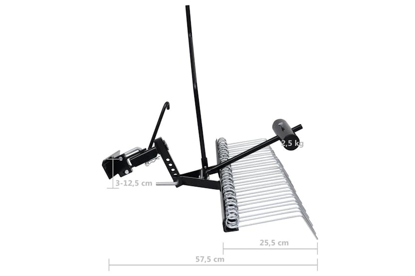 vidaXL 147890 Scarifier For Ride-on Mower 120cm vidaXL 147890 Scarifier For Ride-on Mower 120cm