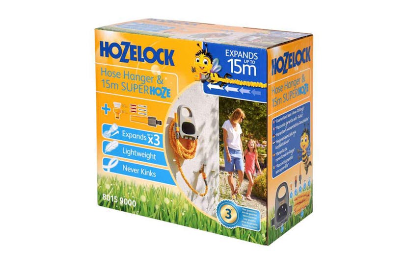 Hozelock 423753 Expandable Hose Superhoze 15 M With Hose Hanger Hozelock 423753 Expandable Hose Superhoze 15 M With Hose Hanger