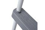 vidaXL 93804 Pool Ladder Grey 84cm Steel vidaXL 93804 Pool Ladder Grey 84cm Steel