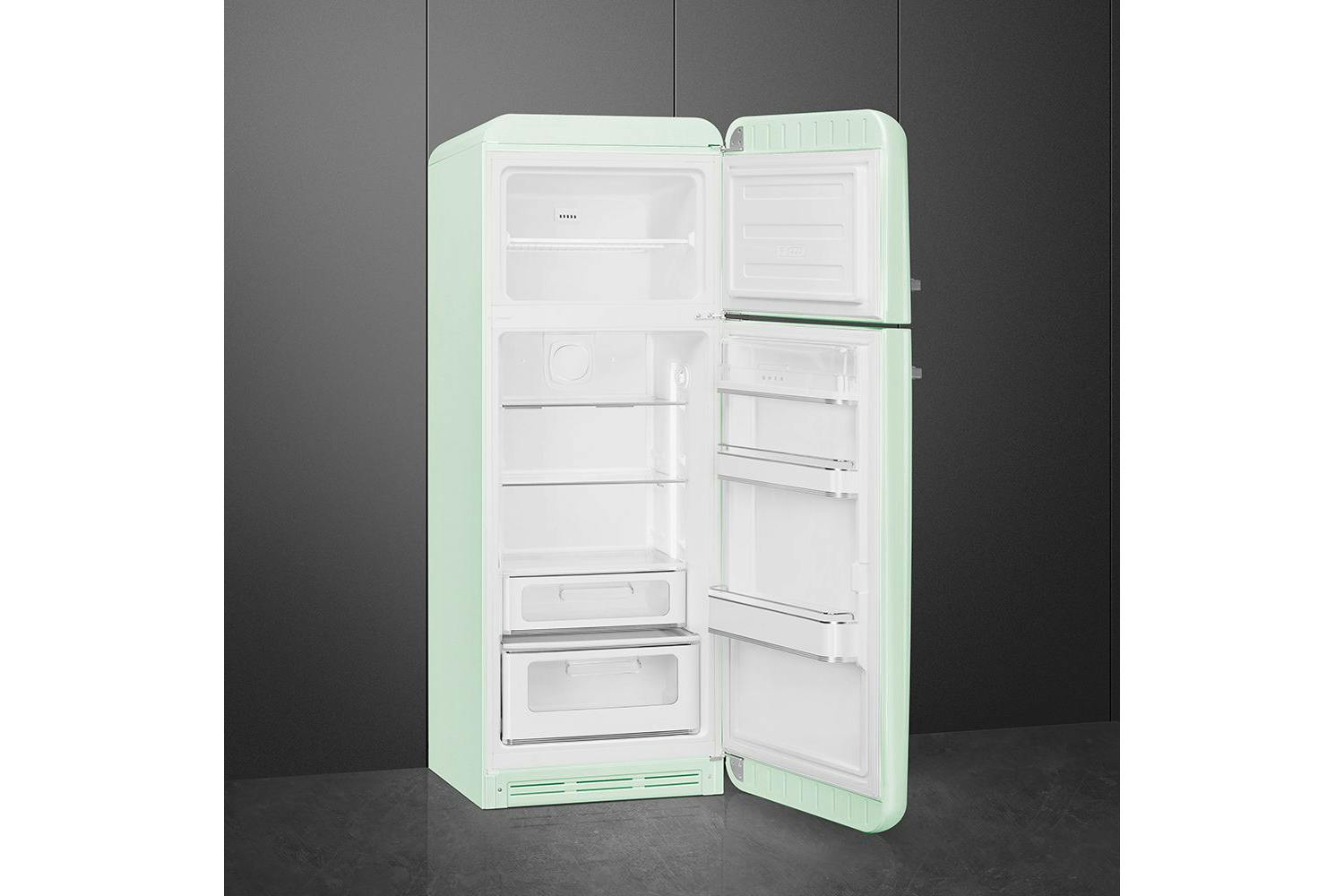 Smeg 50's Retro Style Freestanding Fridge Freezer | FAB30RPG5UK | Green