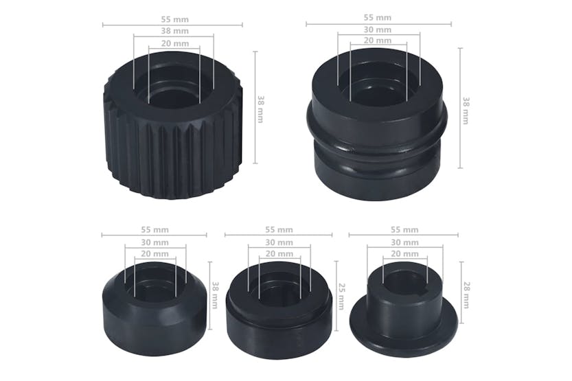 vidaXL 145388 Flange Nuts For Tube Beading Machine 12 Pcs Steel vidaXL 145388 Flange Nuts For Tube Beading Machine 12 Pcs Steel