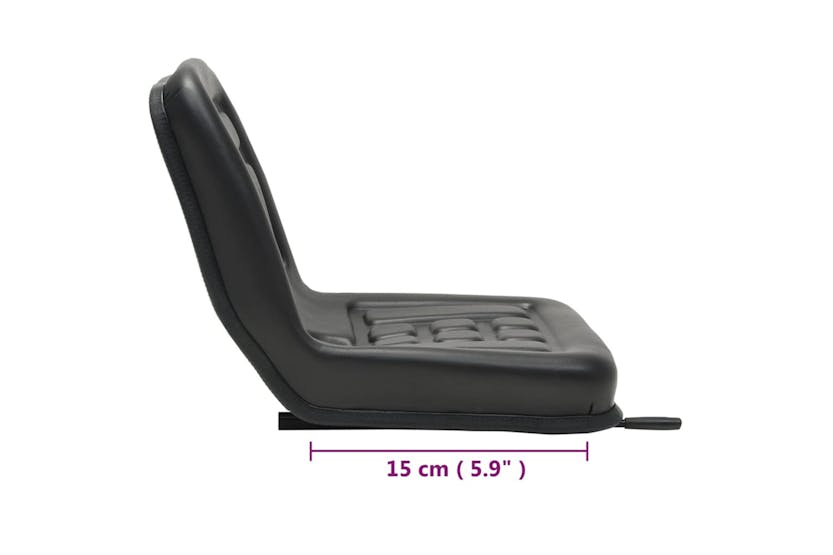 vidaXL 142317 Universal Tractor Seat Black vidaXL 142317 Universal Tractor Seat Black