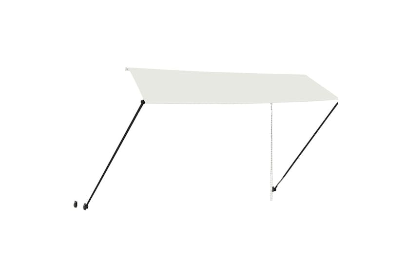 vidaXL 145926 Retractable Awning With Led 350x150cm Cream vidaXL 145926 Retractable Awning With Led 350x150cm Cream