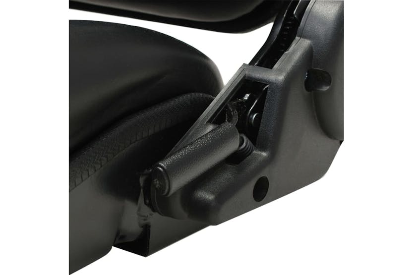 vidaXL 142318 Forklift & Tractor Seat With Adjustable Backrest Black vidaXL 142318 Forklift & Tractor Seat With Adjustable Backrest Black