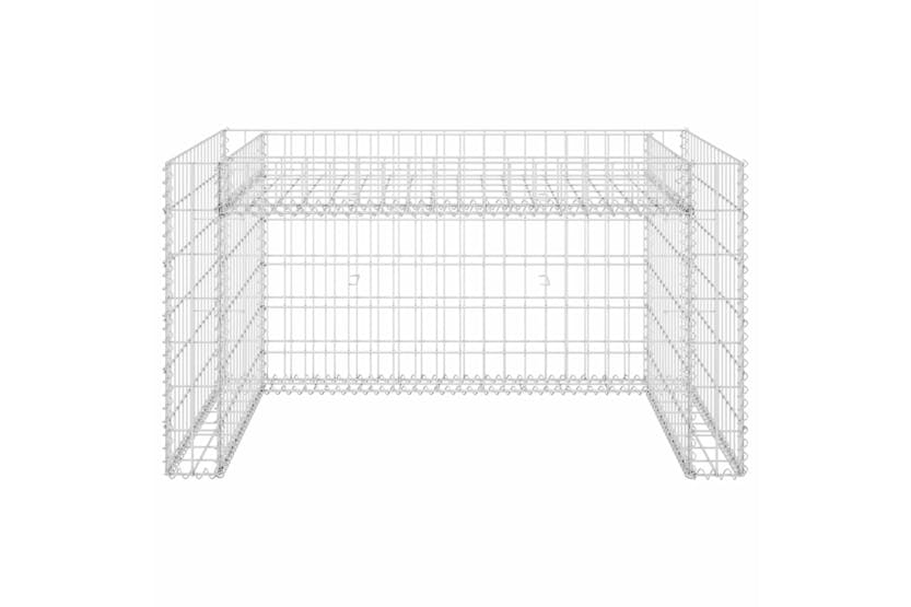 vidaXL 145655 Lawn Mower Garage With Raised Bed 110x80x60cm Steel Wire vidaXL 145655 Lawn Mower Garage With Raised Bed 110x80x60cm Steel Wire