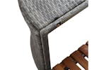 vidaXL 46074 Square Spa Surround Grey 268 X 268 X 55cm Poly Rattan vidaXL 46074 Square Spa Surround Grey 268 X 268 X 55cm Poly Rattan