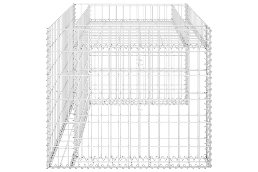 vidaXL 145655 Lawn Mower Garage With Raised Bed 110x80x60cm Steel Wire vidaXL 145655 Lawn Mower Garage With Raised Bed 110x80x60cm Steel Wire