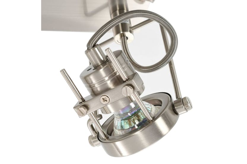 vidaXL 281447 4-way Spot Light Silver Gu10 vidaXL 281447 4-way Spot Light Silver Gu10