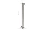 vidaXL 45456 Garden Water Column Stainless Steel Round 95cm vidaXL 45456 Garden Water Column Stainless Steel Round 95cm