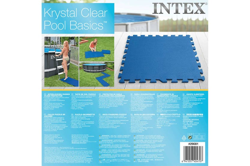 Intex 92033 Intex 8 Pcs Pool Floor Protectors 50x50 Cm Blue Intex 92033 Intex 8 Pcs Pool Floor Protectors 50x50 Cm Blue
