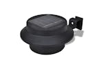 vidaXL 41180 Outdoor Solar Lamp Set 6 Pcs Fence Light Gutter Light Black vidaXL 41180 Outdoor Solar Lamp Set 6 Pcs Fence Light Gutter Light Black